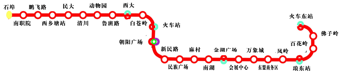 南寧地鐵1號線運營時間，南寧地鐵1號線運行時間表